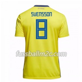Fußballtrikots Schweden Svensson 8 Heim Trikotsatz WM 2018